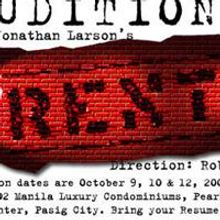 RENT Manila Holds Auditions 10/16-17